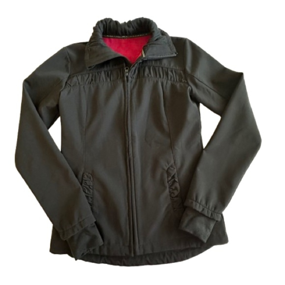 Mondetta Women' S/XS Black ZipUP Windbreaker Rain Sporty Athletic Utility Jacket
